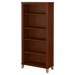 Best Sale 🥰 Bush Furniture Somerset 5 Shelf Standard Bookcase 👍