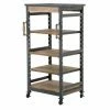 Coupon ⭐ Decorative Burnham Home Designs Hampton Industrial Bookshelf - Natural 👏