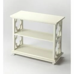 Outlet ⌛ Butler Specialty Decorative Butler Masterpiece Paloma Open Back Bookcase - Cottage White ✨