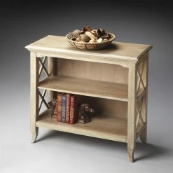 Outlet 🌟 Butler Specialty Decorative Butler Low Bookcase - Driftwood 🌟