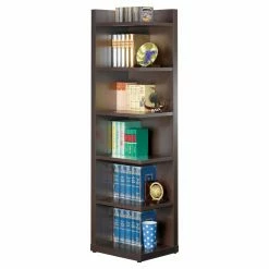 Wholesale ❤️ Coaster Furniture Solid Back Corner Bookcase 😉