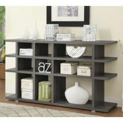 Cheap 🥰 Decorative Coaster Furniture Weathered Gray Modular Bookcase 😉