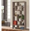 Discount 🥰 Decorative Coaster Furniture Weathered Grey Modular Bookcase ✔️