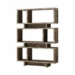 Brand new 🤩 Decorative Coaster Furniture Salvaged Cabin 3-Tier Bookcase 😉