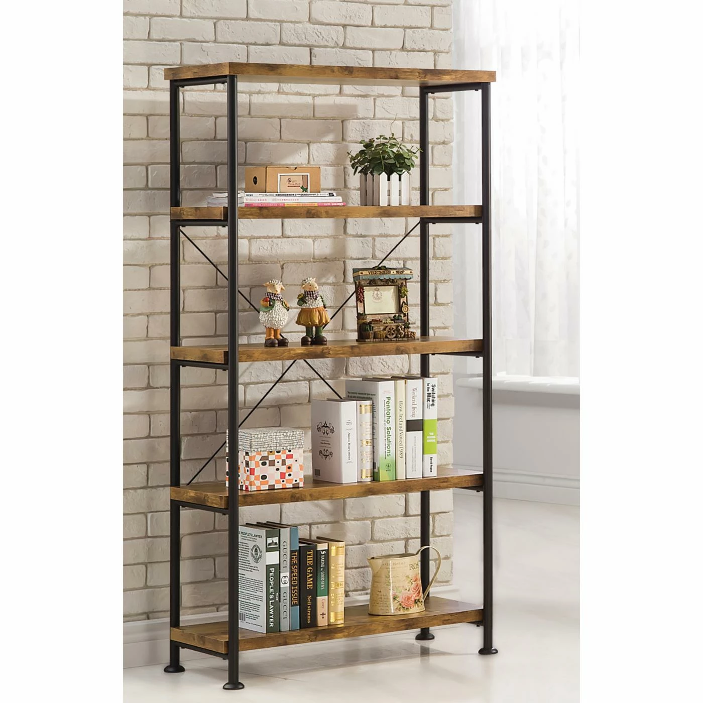 Flash Sale π― Coaster Furniture Antique Nutmeg Standard Bookcase π