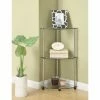 Promo 🎁 Standard Convenience Concepts Classic Glass 3-Tier Corner Shelf 🤩