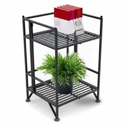 Top 10 ✨ Standard Convenience Concepts XTRA-Storage 2 Tier Folding Metal Shelf Bookcase 🌟
