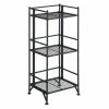 Discount 😀 Standard Convenience Concepts XTRA-Storage 3 Tier Folding Metal Shelf Bookcase 😍