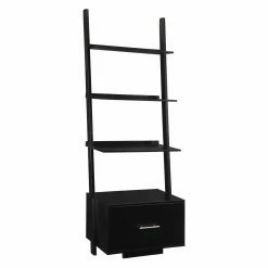 Brand new 🎉 Leaning & Ladder Convenience Concepts American Heritage Ladder Bookcase With File Drawer ✔️