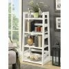 Deals 😉 Leaning & Ladder Convenience Concepts Trestle Bookcase ⭐