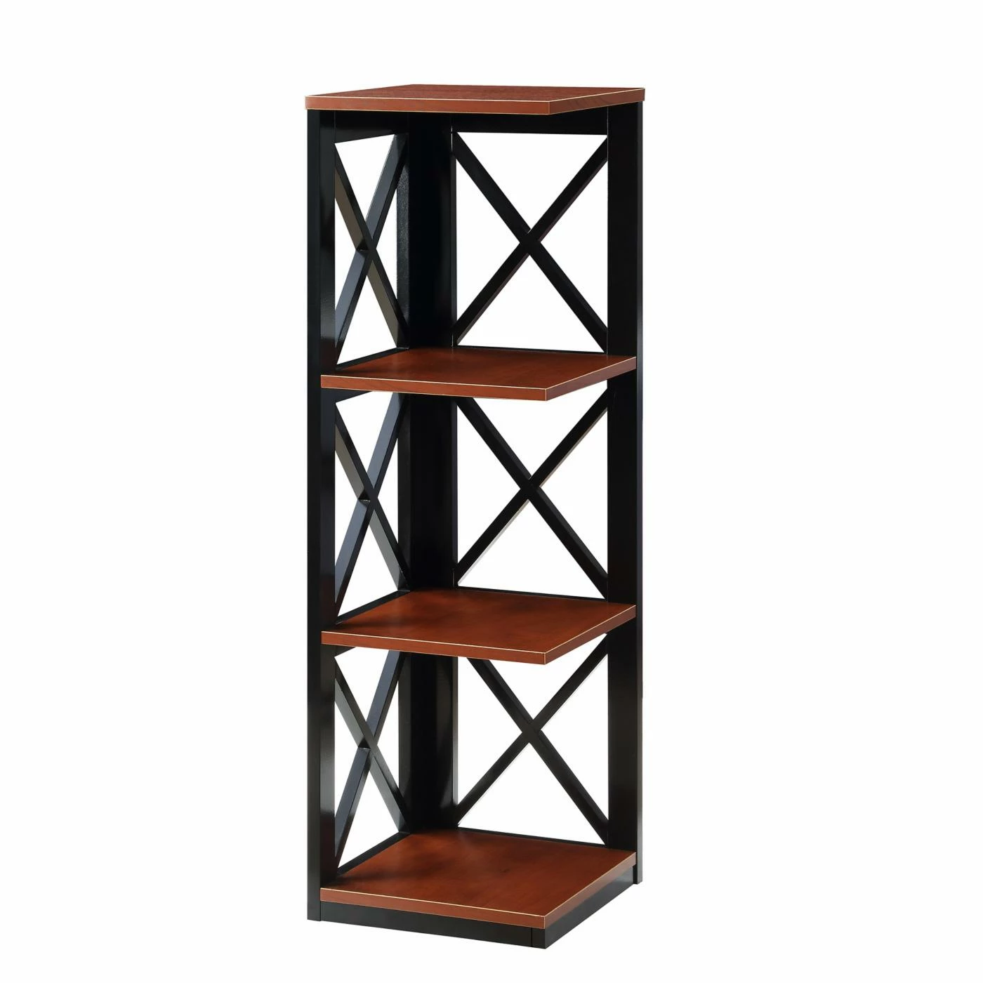 Best Pirce ⭐ Convenience Concepts Oxford 3 Tier Corner Bookcase ⌛