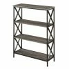 Wholesale 🥰 Decorative Convenience Concepts Tucson 4 Tier Bookcase 🔥