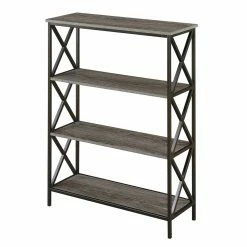 Wholesale 🥰 Decorative Convenience Concepts Tucson 4 Tier Bookcase 🔥