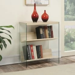 Best Pirce ❤️ Decorative Convenience Concepts Soho Bookcase - Weathered White ✨