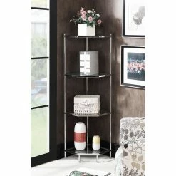 Wholesale 🛒 Convenience Concepts Royal Crest Corner Shelf ✔️