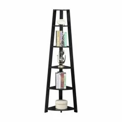 Outlet 🔔 Convenience Concepts Newport Corner Bookcase 🔥