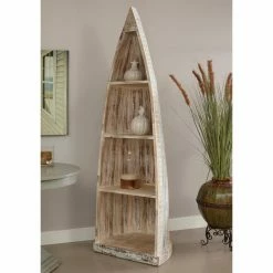 Hot Sale 💯 Decorative Coast To Coast Nautical Boat Bookcase ⌛