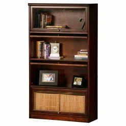 Best Pirce ❤️ Barrister Eagle Furniture Coastal Customizable 4-Door Lawyer Bookcase 🤩