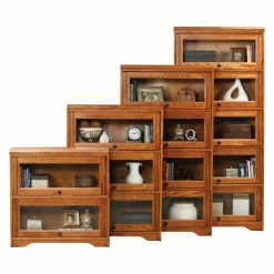 Outlet 🔥 Barrister Eagle Furniture Oak Ridge Customizable 32 In. Wide Lawyer Bookcase 😉