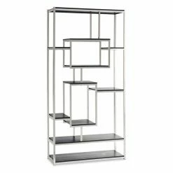 Coupon ⭐ Picket House Furnishings Harper Decorative Cube Bookshelf - Chrome/Black 👍