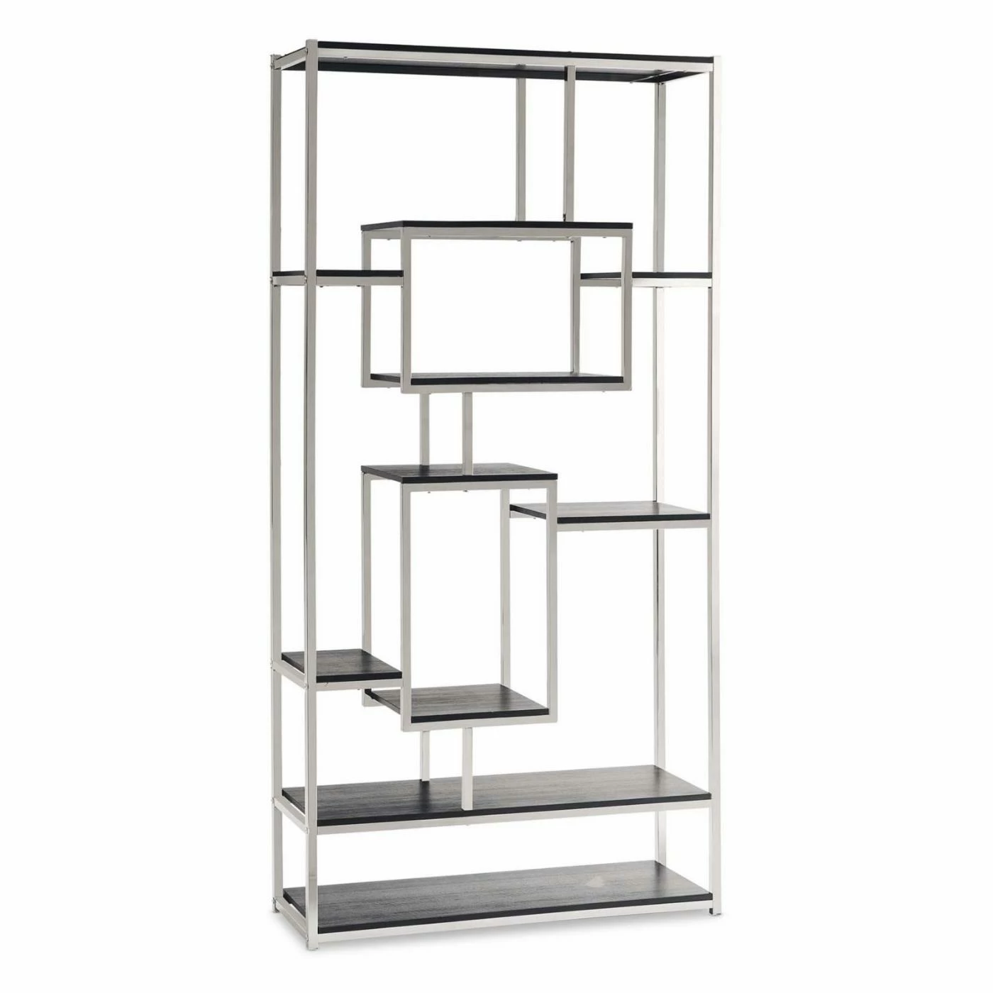 Coupon β Picket House Furnishings Harper Decorative Cube Bookshelf - Chrome/Black π