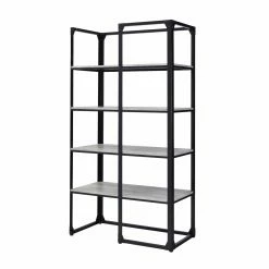 New ✔️ Standard Furniture Of America Binaria Industrial 4-Shelf Bookcase 💯
