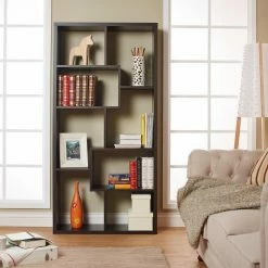 Outlet π Furniture Of America Decorative Kitan Modern Leveled Display Stand/Bookcase π