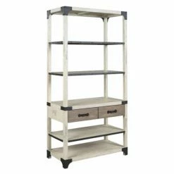 Best Pirce 🎉 Decorative Hammary Furniture Co. Reclamation Place Bookcase 🎁