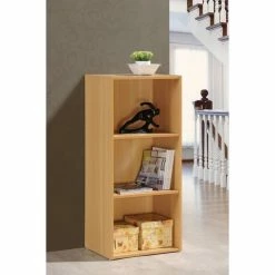 Hot Sale π Standard Hodedah Imports Three Shelf Bookcase π
