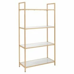 Outlet 🧨 Decorative OSP Home Furnishings Alios 4 Shelf Bookcase 👍