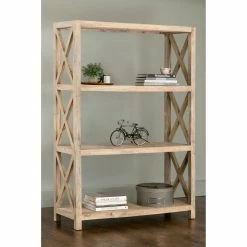 Buy 🧨 Decorative East At Main Bradford Rubberwood Bookcase ❤️