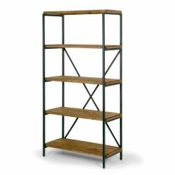 Wholesale ✨ Glamour Home Ailis 67 In. Etagere Bookcase With Five Shelves 👏