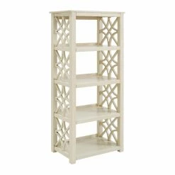 Coupon 👍 Standard Linon Whitley 4 Shelf Bookcase 😍