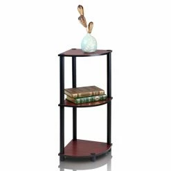 Coupon π€© Furinno Turn-N-Tube 3 Tier Display Rack Corner Bookcase π