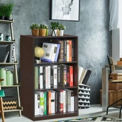 Cheap ⭐ Furinno Standard Bookcase - Dark Walnut 🔔