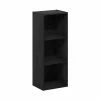 Promo ⭐ Standard Furinno Pasir 3-Tier No Tool Assembly Open Shelf Bookcase, Blackwood 😍