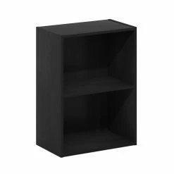 Top 10 ⌛ Standard Furinno Luder 2-Tier Open Shelf Bookcase, Blackwood ✔️