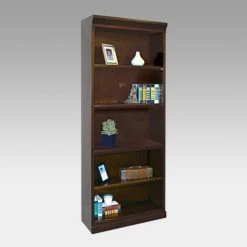 Discount 🎁 Standard Martin Furniture Fulton Wood Bookcase - Espresso 🧨
