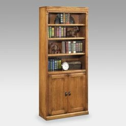 Best deal π― Standard Martin Furniture Huntington Oxford Wood Bookcase With Doors - Wheat π―