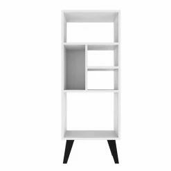 Coupon 🛒 Cube Manhattan Comfort Warren Modular Bookcase - White/Black ✔️