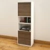 Best Pirce ✔️ Cube Nexera Liber-T Modular Bookcase - White And Espresso 😍