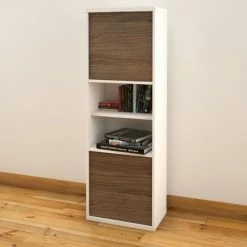 Best Pirce βοΈ Cube Nexera Liber-T Modular Bookcase - White And Espresso π