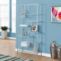 Buy ⭐ Monarch Specialties Decorative Multi-Level Bookcase 🔔