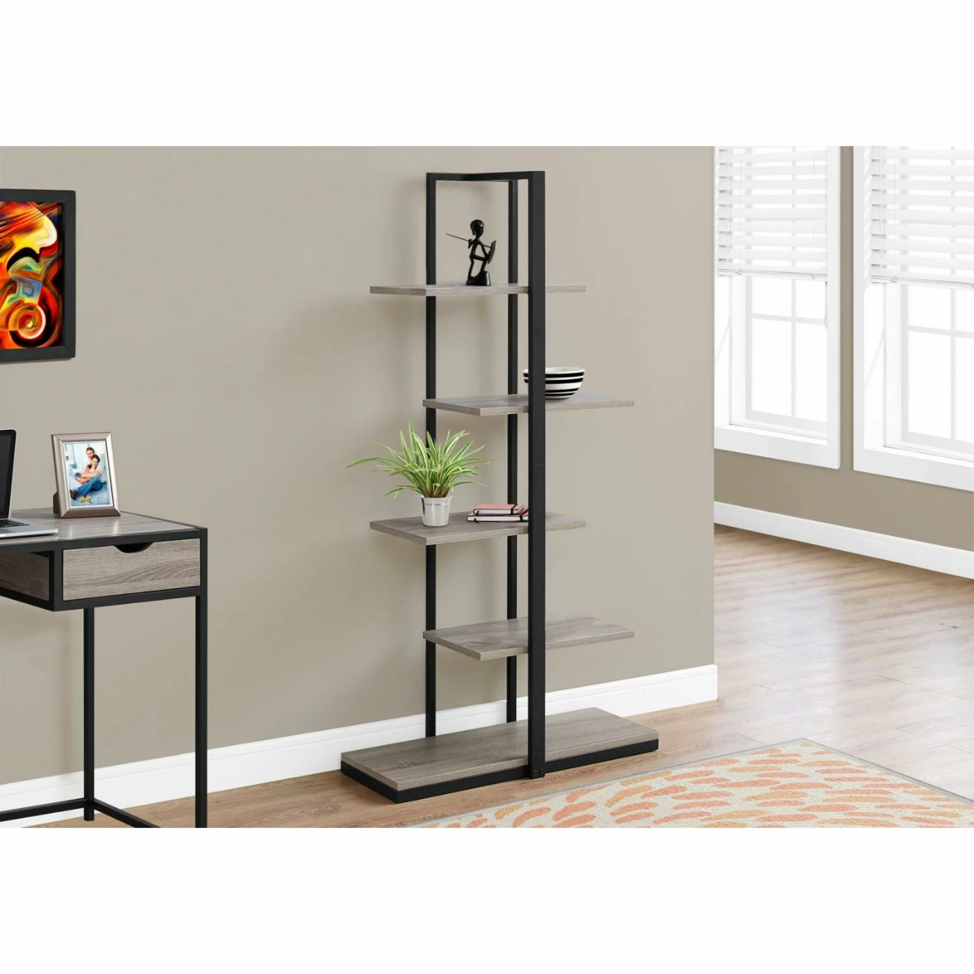 Best deal β€οΈ Leaning & Ladder Monarch Specialties 32 In. Decorative Metal Backless Bookcase π―