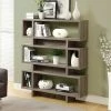 Cheapest 🥰 Monarch Specialties Decorative Monarch 55 In. Reclaimed-Look Modern Bookcase - Dark Taupe ✨