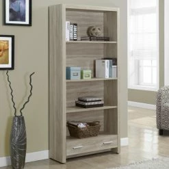 Top 10 🛒 Monarch Specialties Standard Monarch 71 In. Bookcase With Drawer 💯