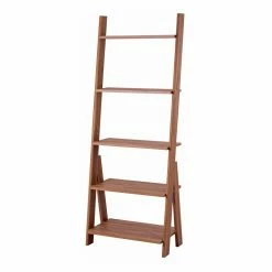 Hot Sale ✔️ Leaning & Ladder New Pacific Direct Inc Reeve 5 Shelf Stair Bookcase 🎉