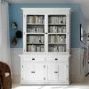 Promo 🛒 Library & Wall Nova Solo Halifax Glass Display Hutch Unit 🧨
