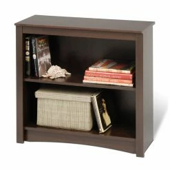 Coupon ✔️ Standard Prepac 2 Shelf Bookcase - Espresso ✨