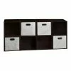 Coupon 🎁 Regency Niche Cubo Eight Cube Storage Unit With Four Foldable Fabric Storage Bins ⌛